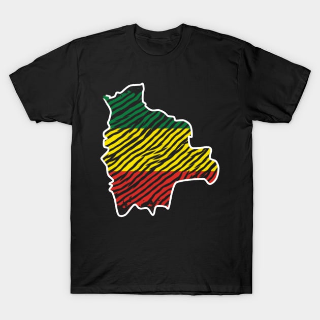 Bolivia South America Tshirt T-Shirt by thefriendlyone